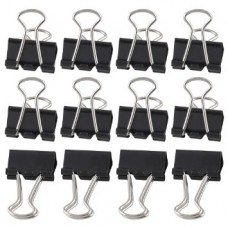 Binder Clip / 15mm, 12pcs x 1pkt